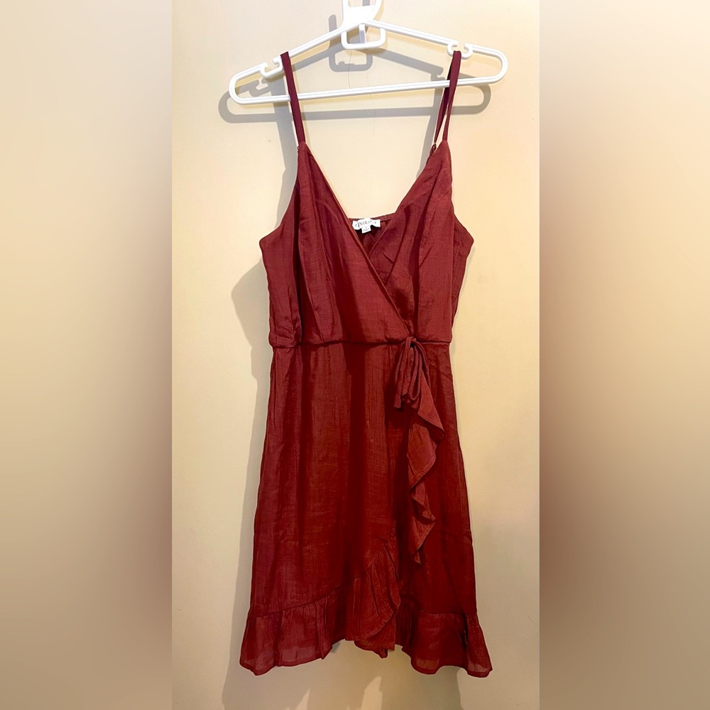 Luxology Above-Knee Spaghetti Strap Dress